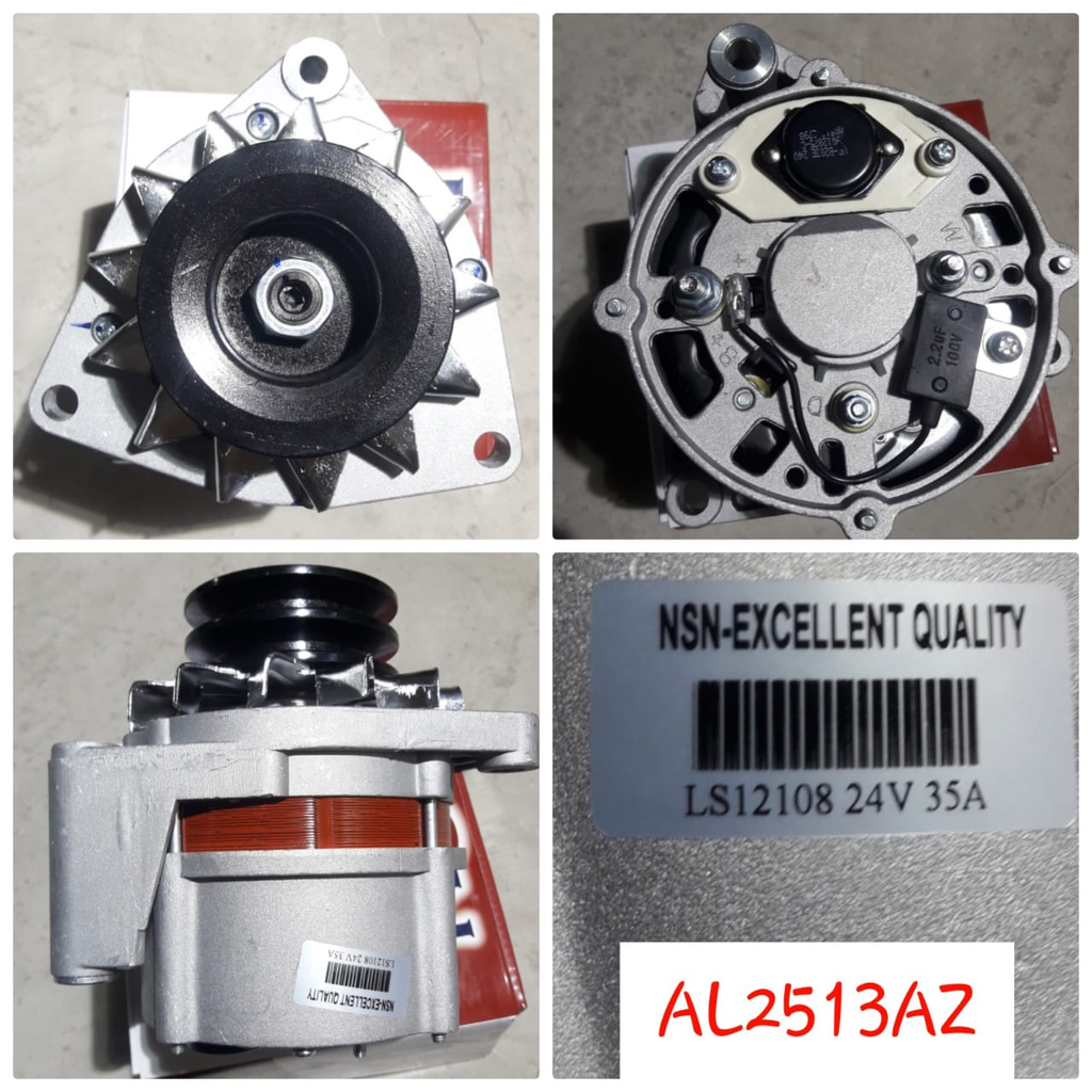 AL2513AZ   - MCD 24V 35A 2V ALTERNATOR