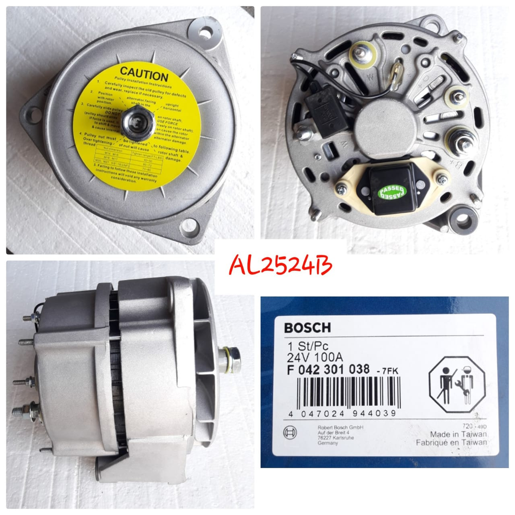 AL2524B-MCD O/M 24V 100AMP 98MODEL ALTERNATOR