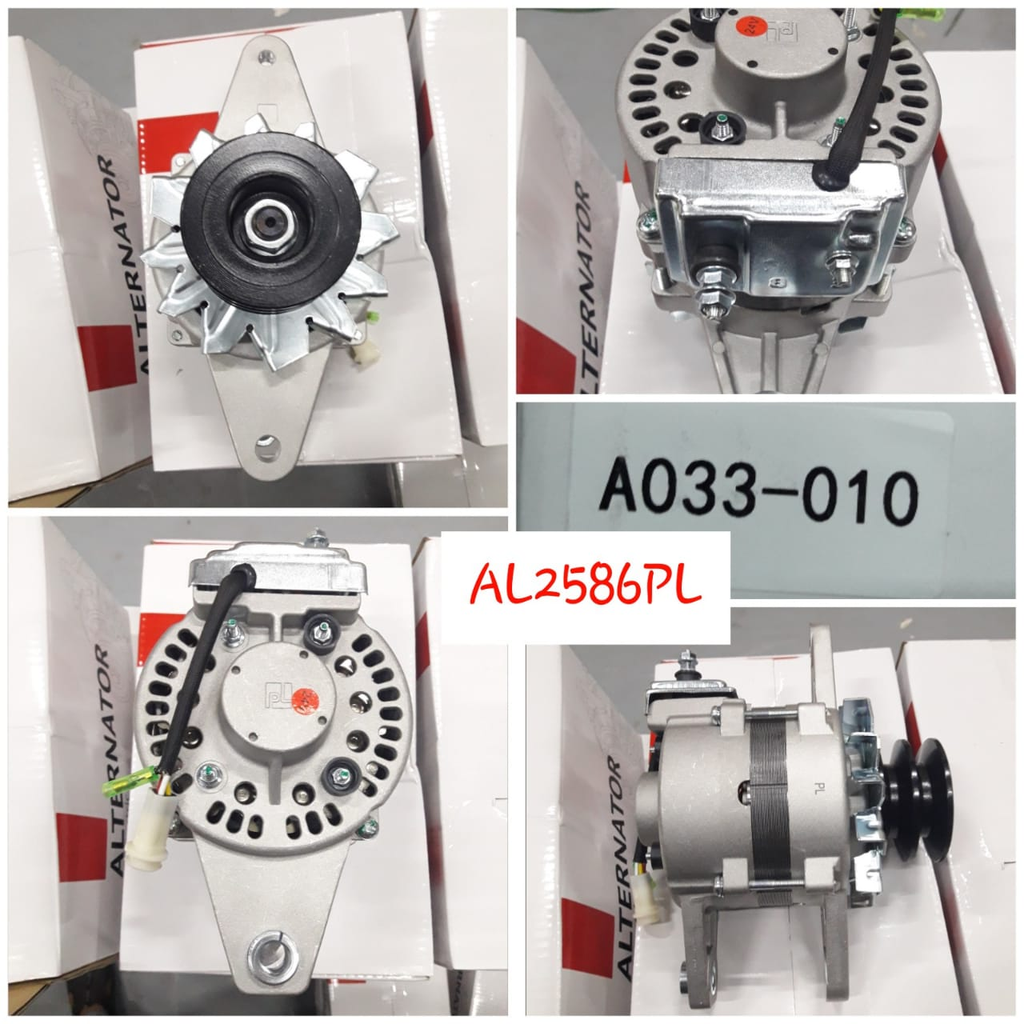 AL2586PL   - NSSN PD6 24V 50A  B SIZE PULLEY ALTERNATOR