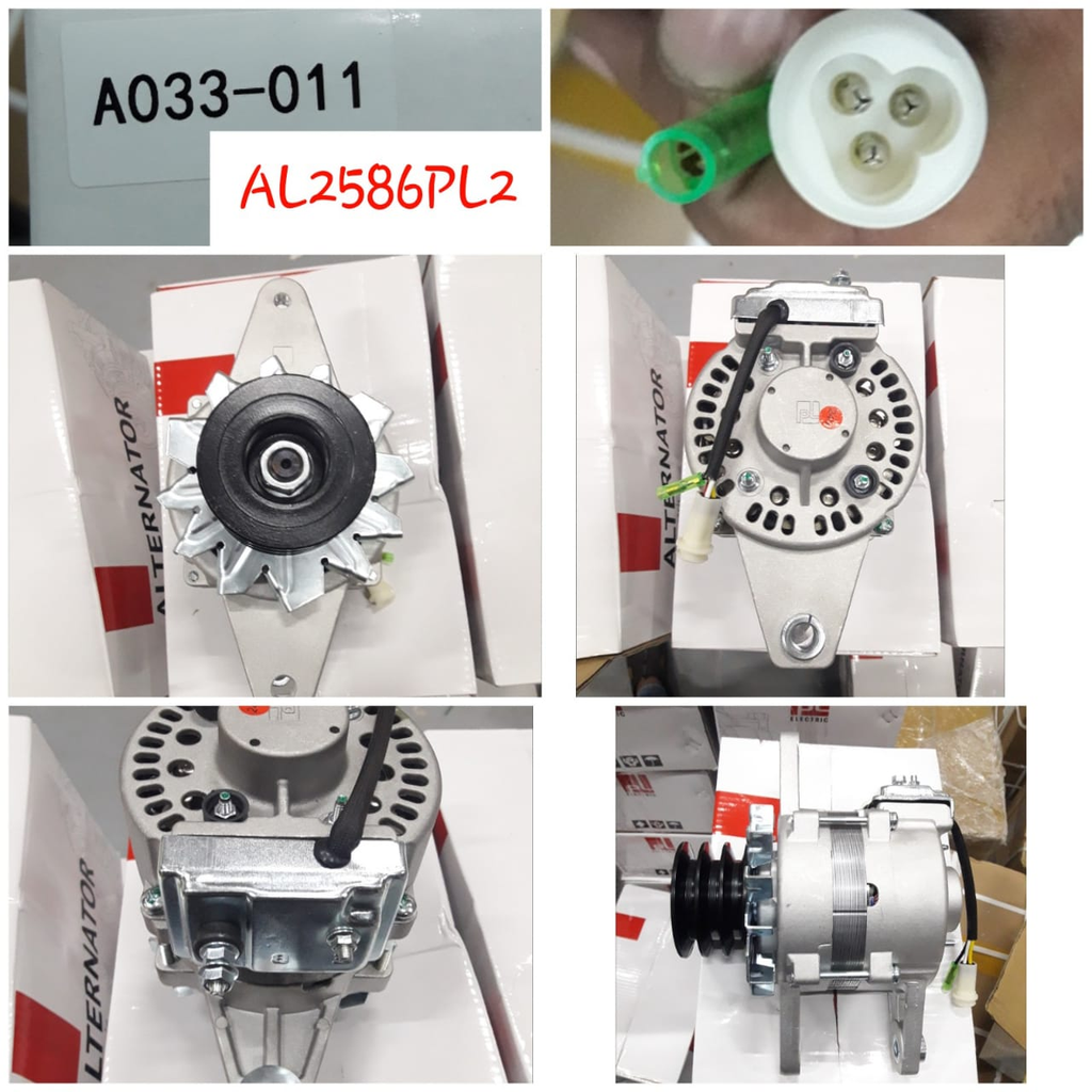 AL2586PL2   - NSSN PD6 24V 40A A SIZE 3 PULLEY ALTERNATOR