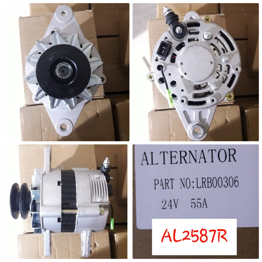 AL2587R-NSSN PD6 24V 50A 70MM+2P ALTERNATOR