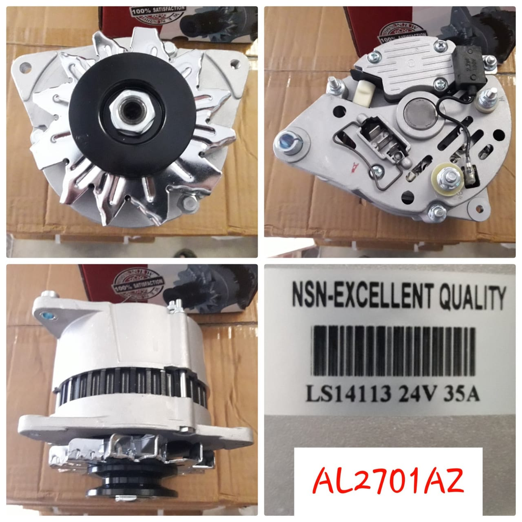 AL2701AZ   - PERKIN O/M 24V 35A ALTERNATOR
