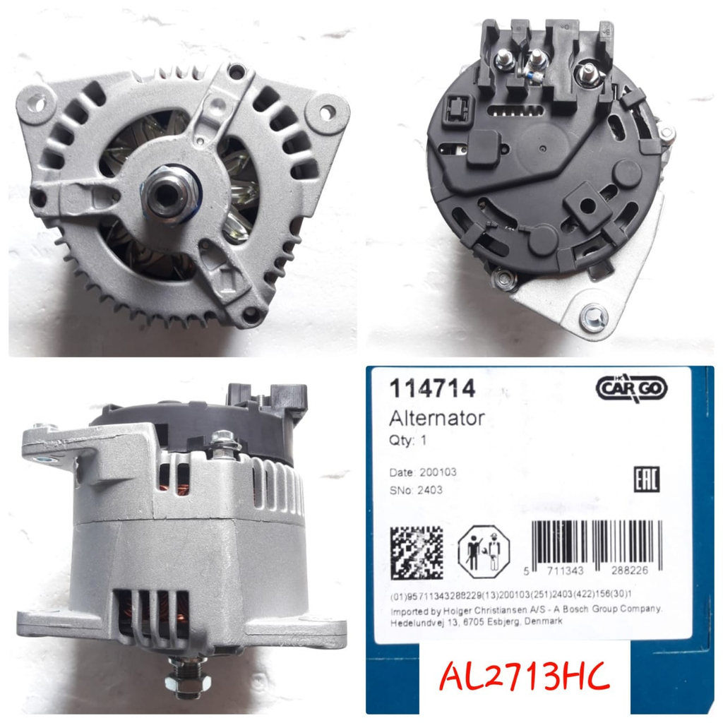 AL2713HC-PERKIN N/M 24V 80A ALTERNATOR