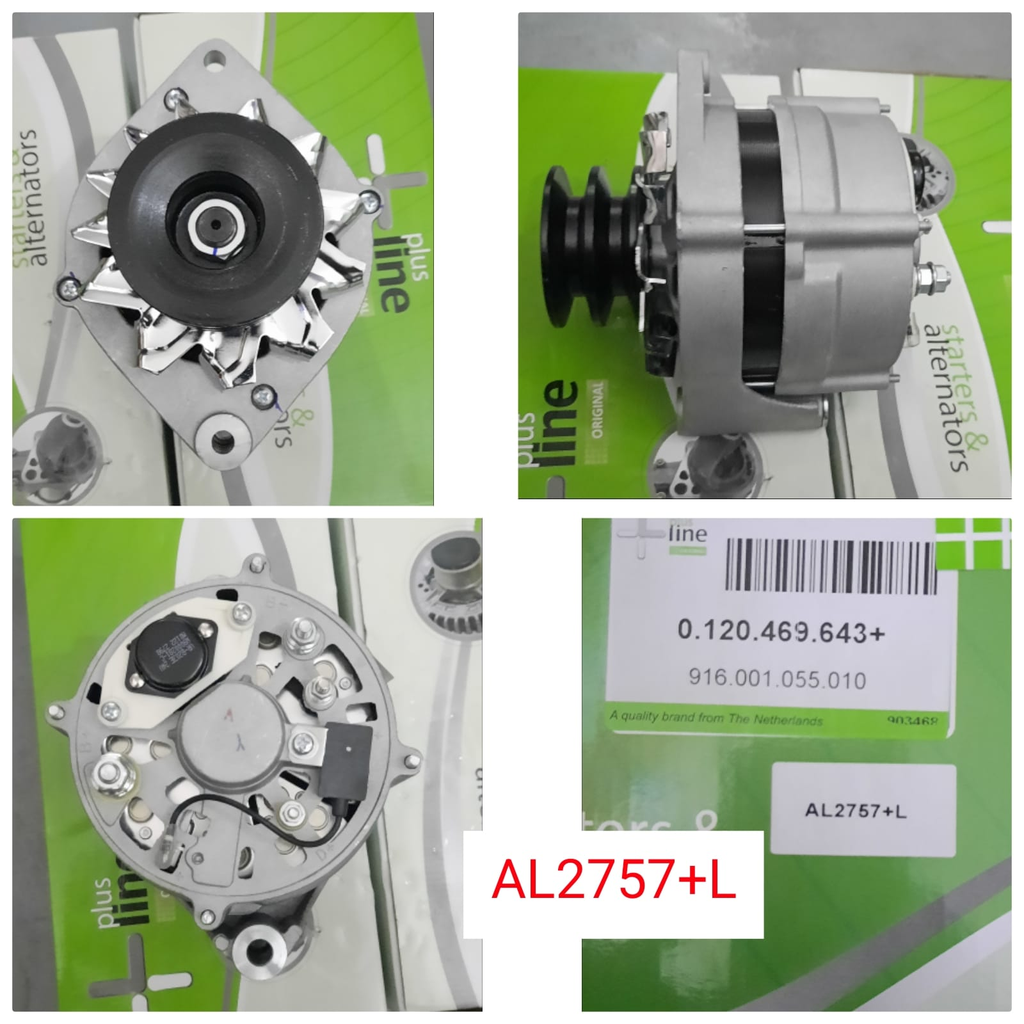AL2757+L- SCN 24V 55A LONG FOUND ALTERNATOR