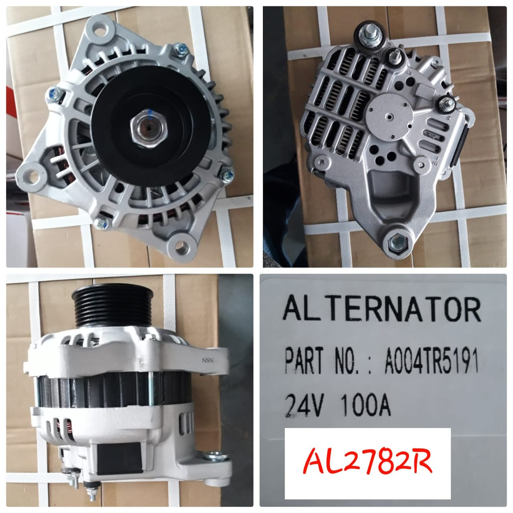 AL2782R   - SCN/MITS N/M 24V 100 SQ BOX ALTERNATOR
