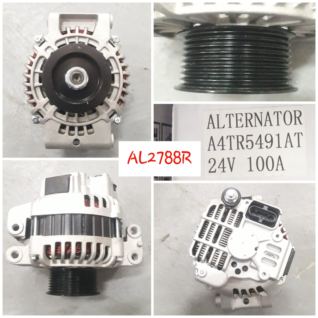 AL2788R-SCN/MITS N/M 24V 100A ACT TYPE 27MM ALTERNATOR