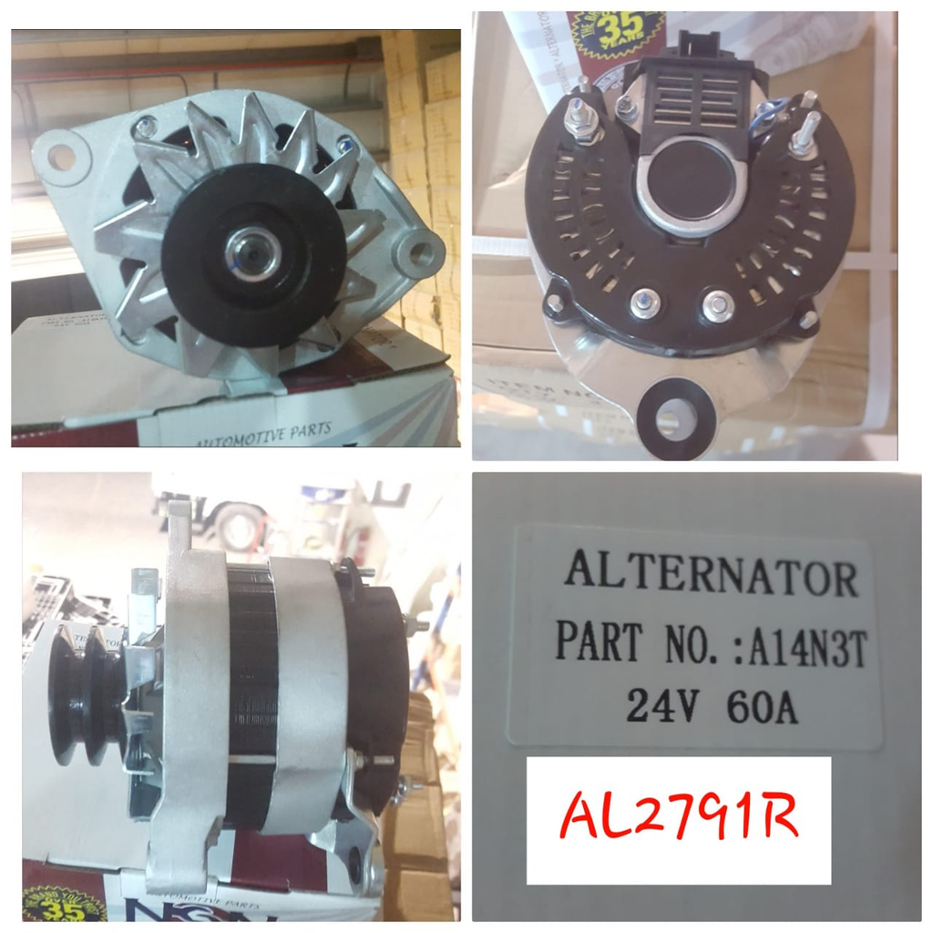 AL2791R-RNT 24V 60A 2V ALTERNATOR