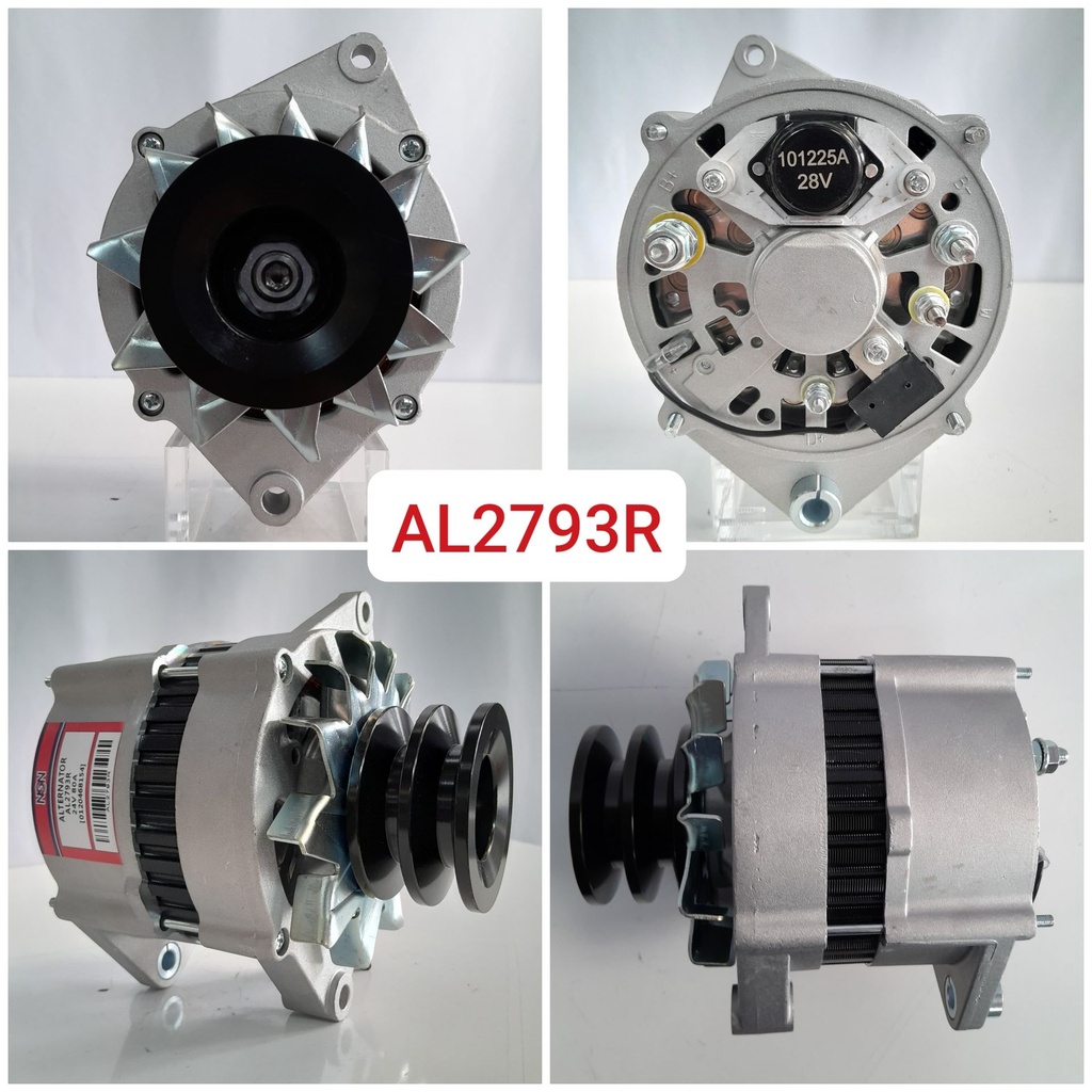 AL2793R   - RNT 24V 80A W/O PULLEY ALTERNATOR