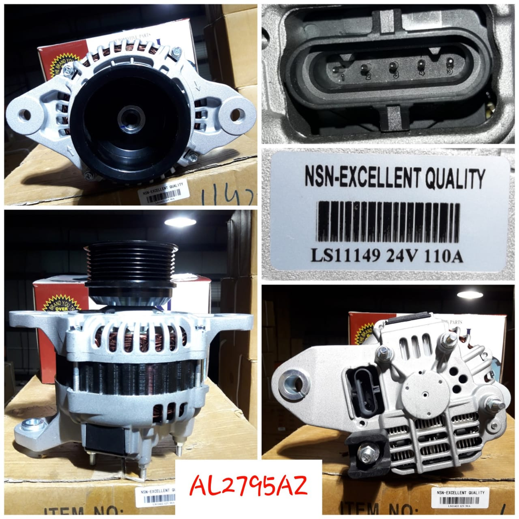 AL2795AZ-RNT N/M 24V 110A 5P 8PK 81.5MM ALTERNATOR