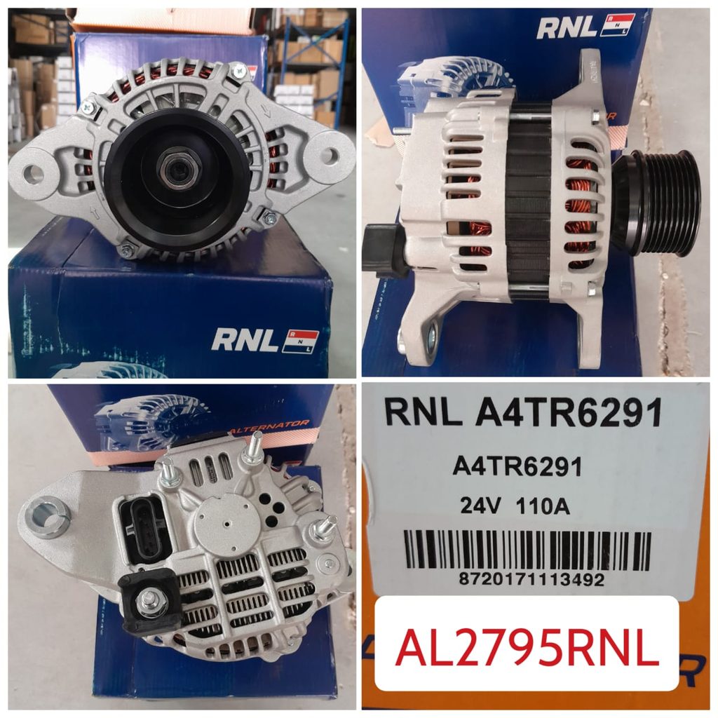 AL2795RNL-RNT N/M 24V 110A 5 PIN ALTERNATOR