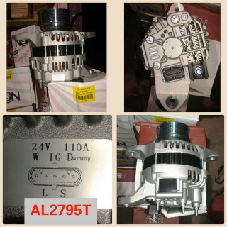 AL2795T   - RNT N/M 24V 110A 5 PIN ALTERNATOR