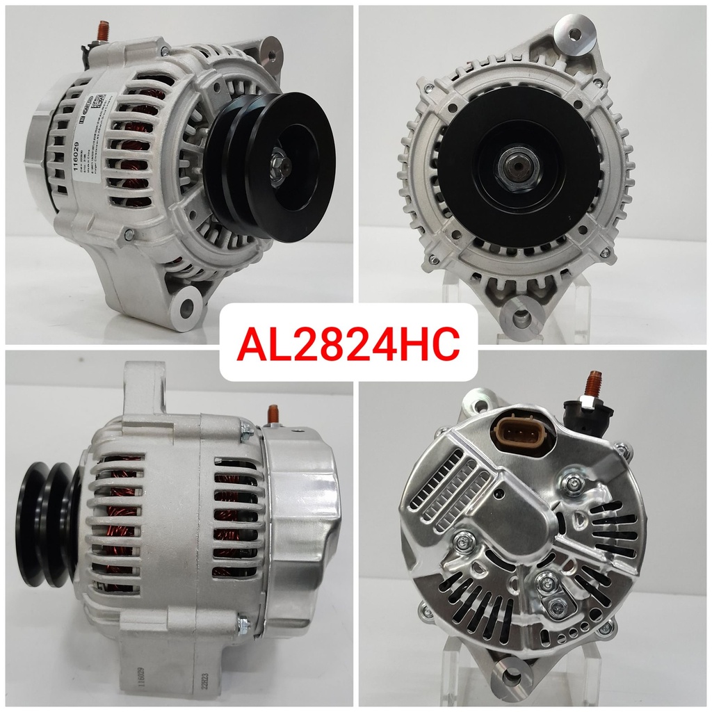 AL2824HC-COASTER ND 24V 60A CROS.FITT+2V+3P STR REG+UP BOLT ALTERNATOR