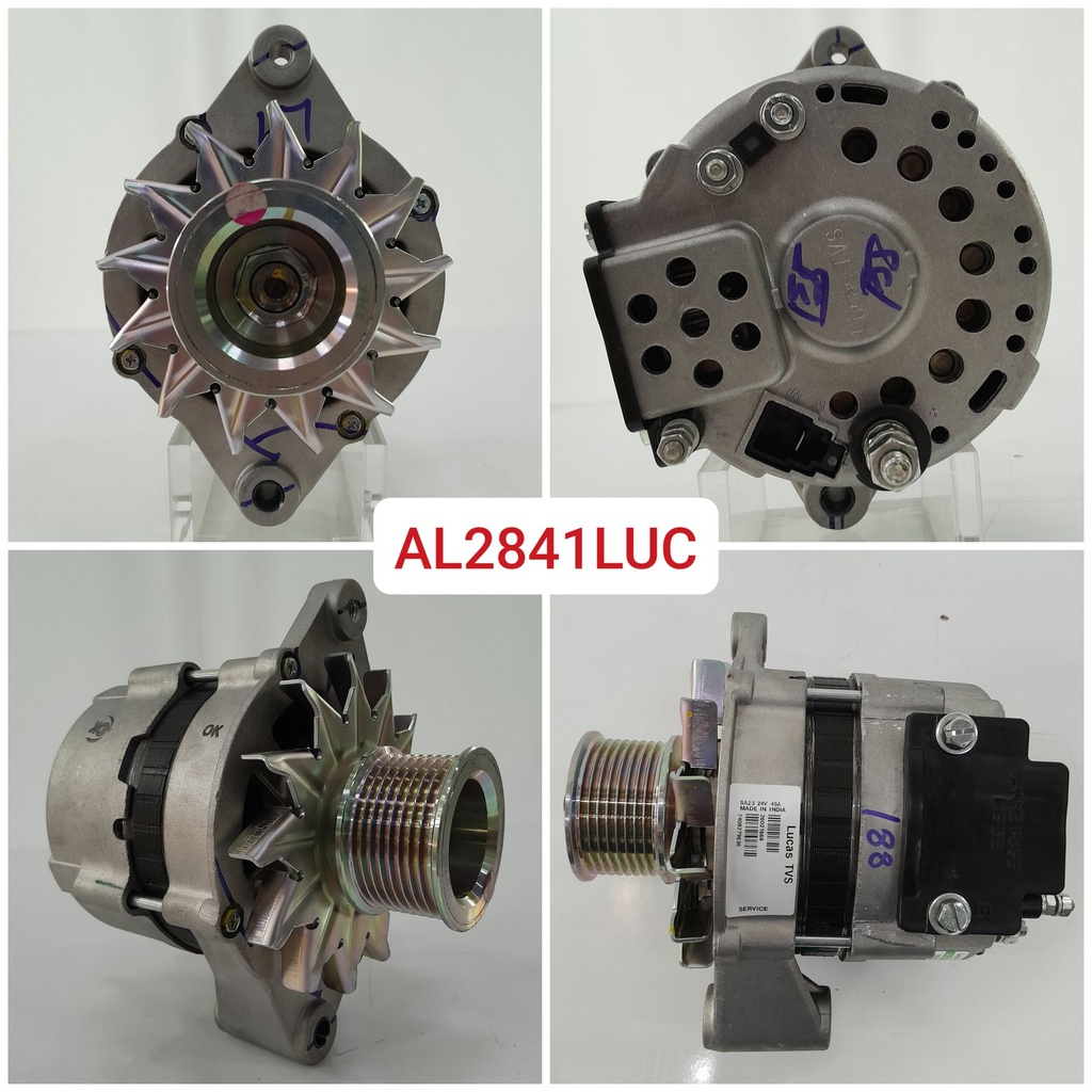 AL2841LUC- CUMMINS 6BTAA 24V-45A ALTERNATOR SA23