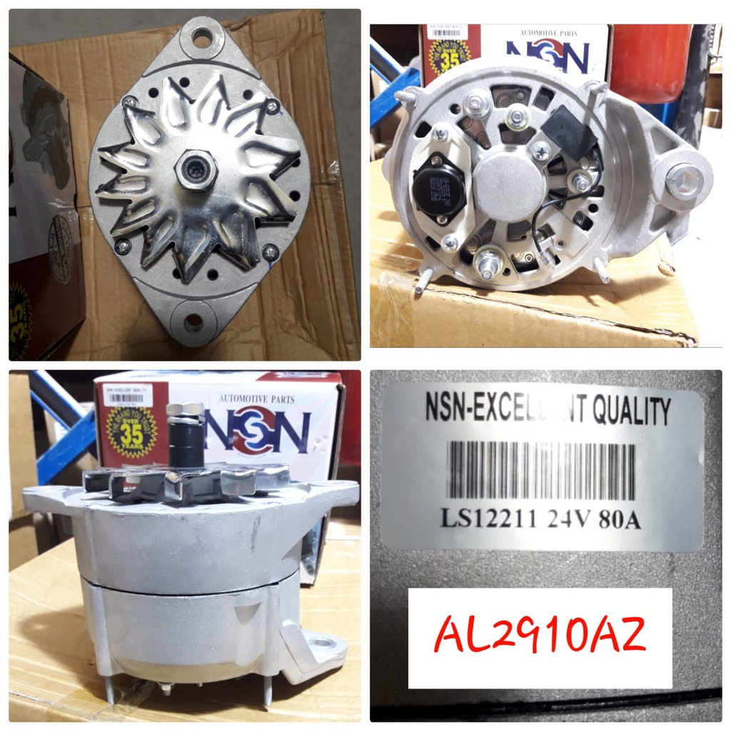 AL2910AZ   - VLV FH 24V 80A D/F BSH ALTERNATOR