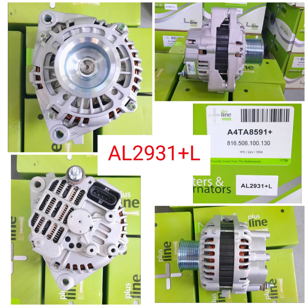 AL2931+L- VLV B12 N/M 24V 100A 10PK ALTERNATOR