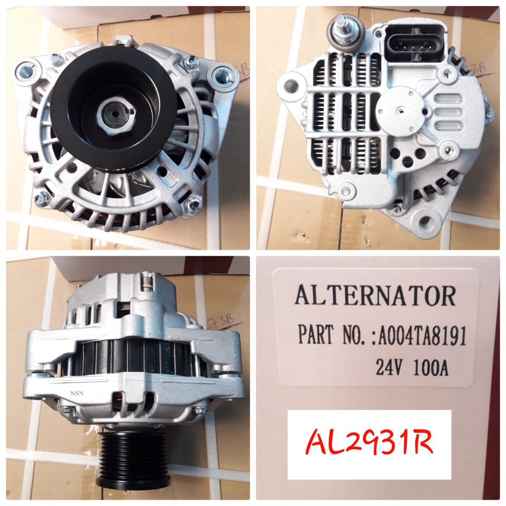AL2931R   - VLV B12 N/M 24V 100A 10PK ALTERNATOR