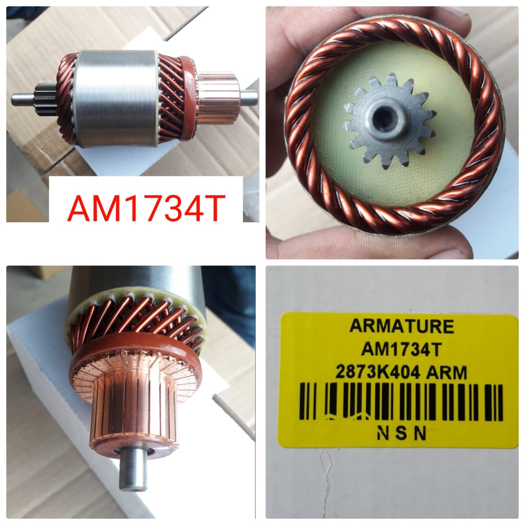 AM1734T   - PERKIN 12V 404/405 14SP ARMATURE