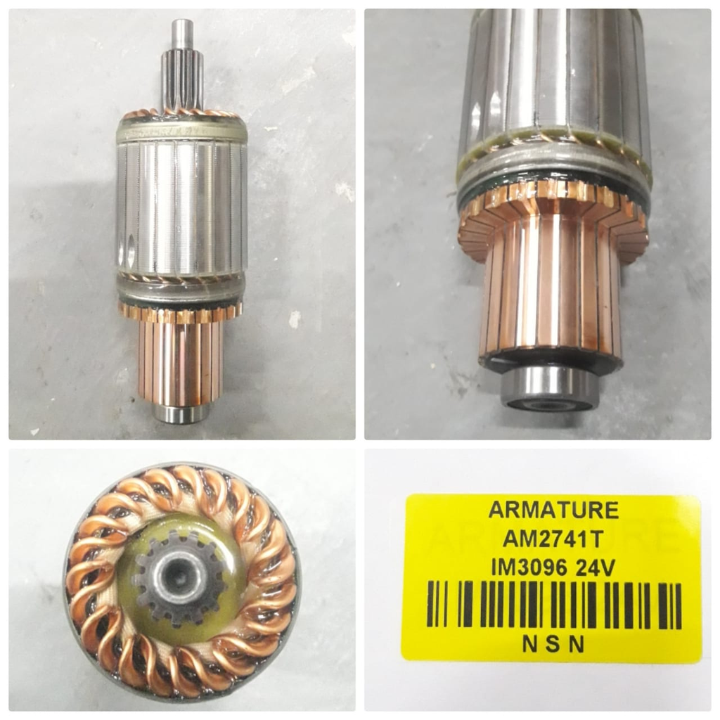 AM2741T   - RNT 24V STARTER 13SP ARMATURE