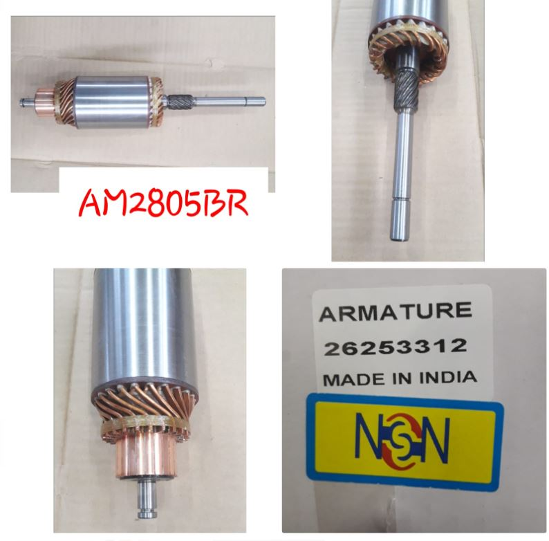 AM2805BR   - T.T/LND N/M 24V OEM THIN SHAFT ARMATURE