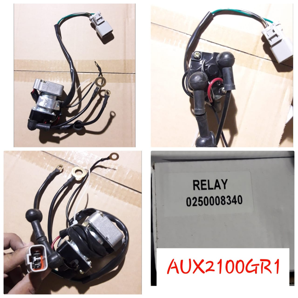 AUX2100GR1-KOMATSU 24V GREY GRIP STARTER SAFETY SWITCH