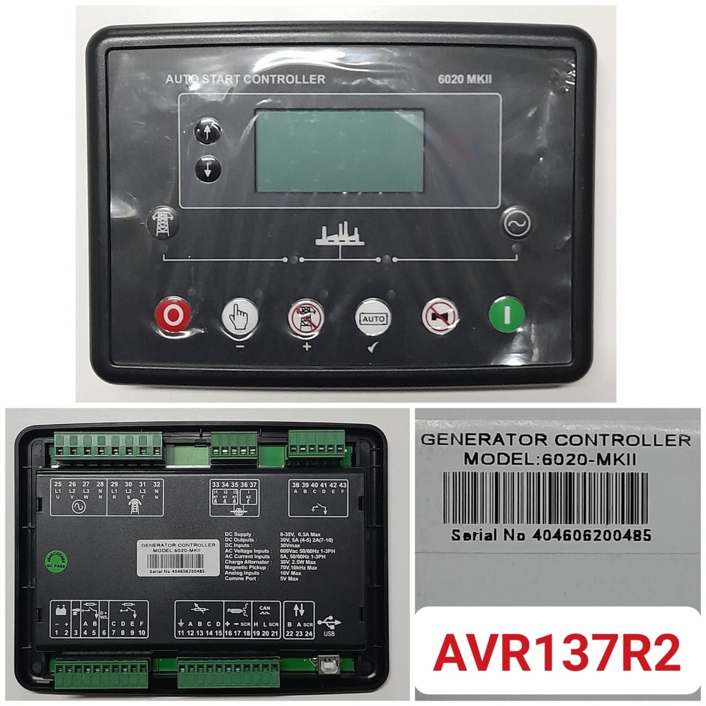 AVR137R2-DSE6020 GENERATOR CONTROLLER