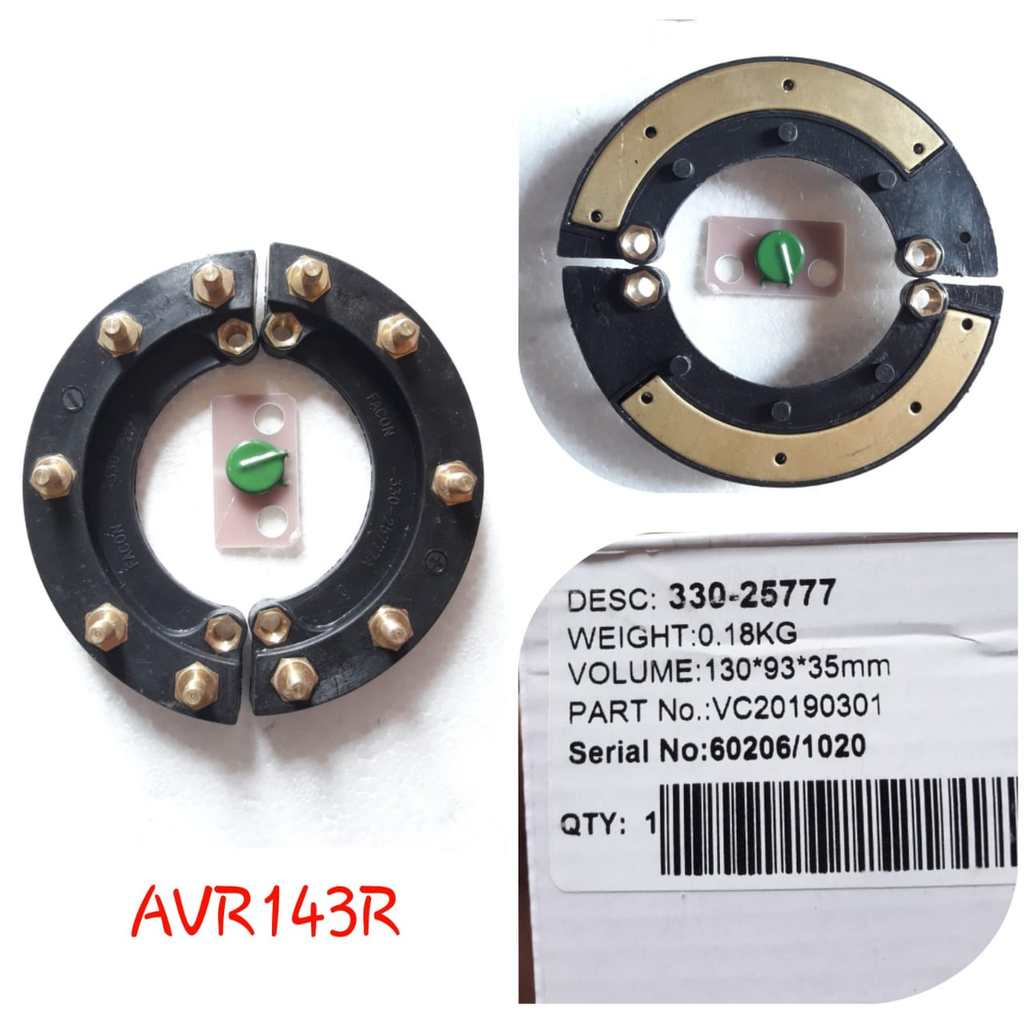 AVR143R-330-25777 GENERATOR BLACK BRIDGE RECTIFIER