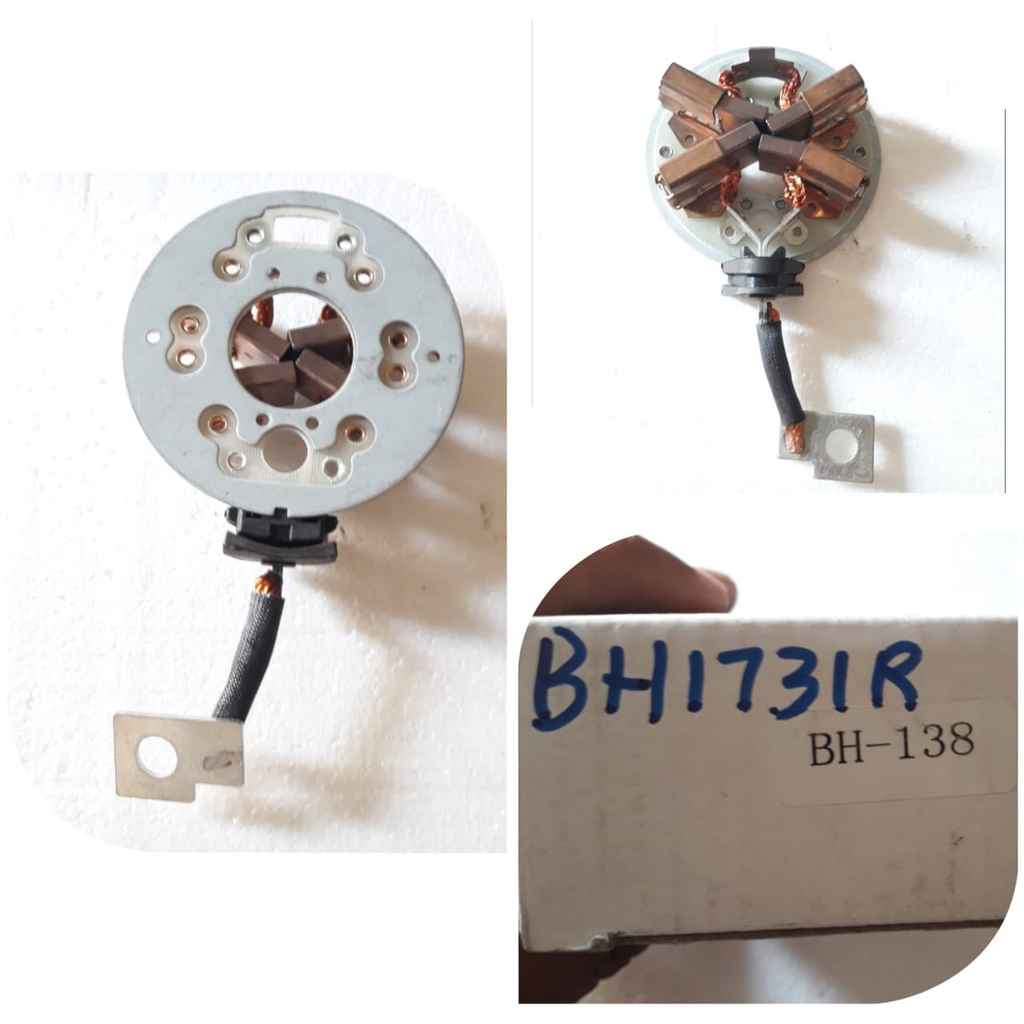 BHS1731R - DTZ N/M 3 BOLT STARTER BRUSH HOLDER