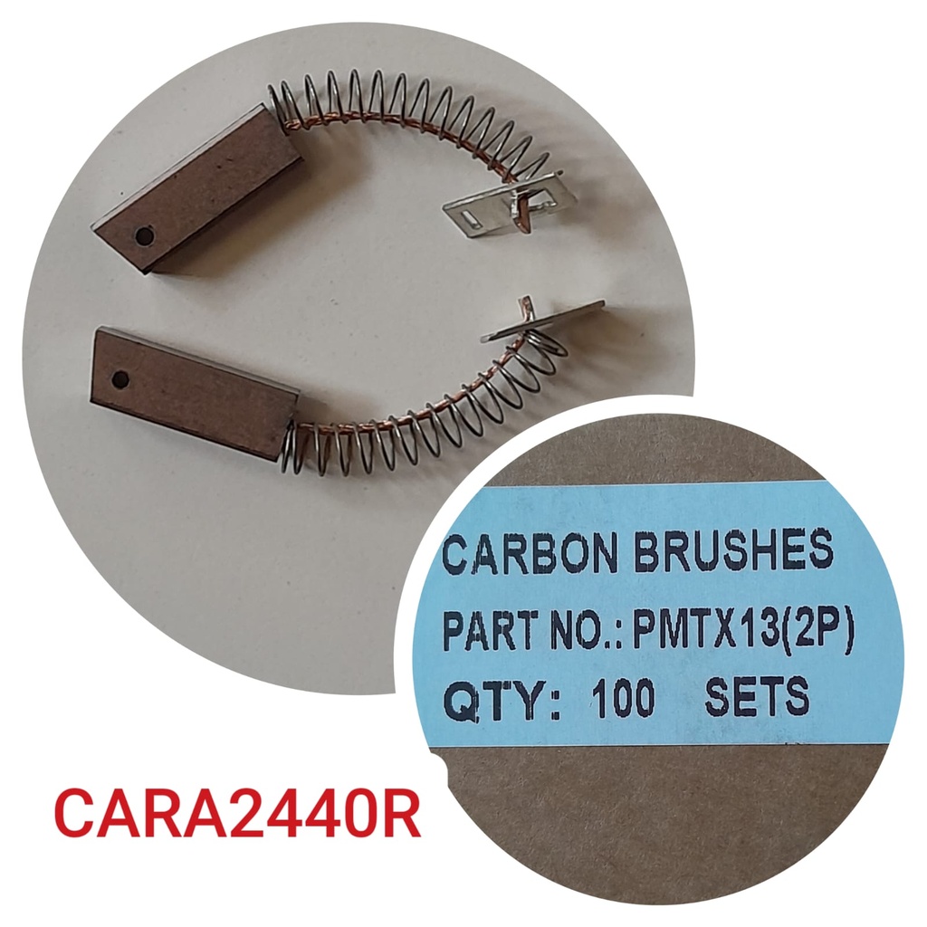 CARA2440R-MITS ALT B/W+SPRING+PATRI CARBON BRUSHES