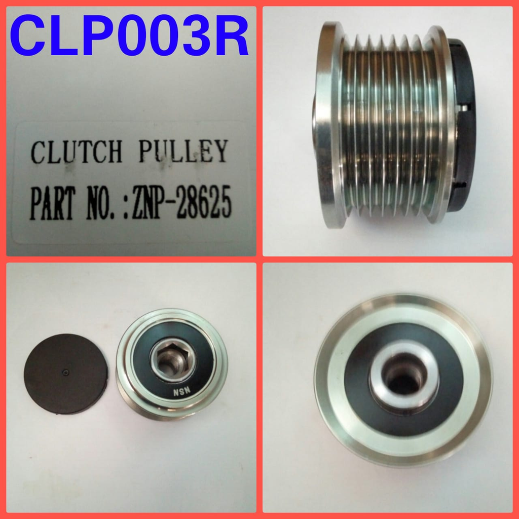 CLP003R - TOYOTA HILUX 7PK CLUTCH PULLEY