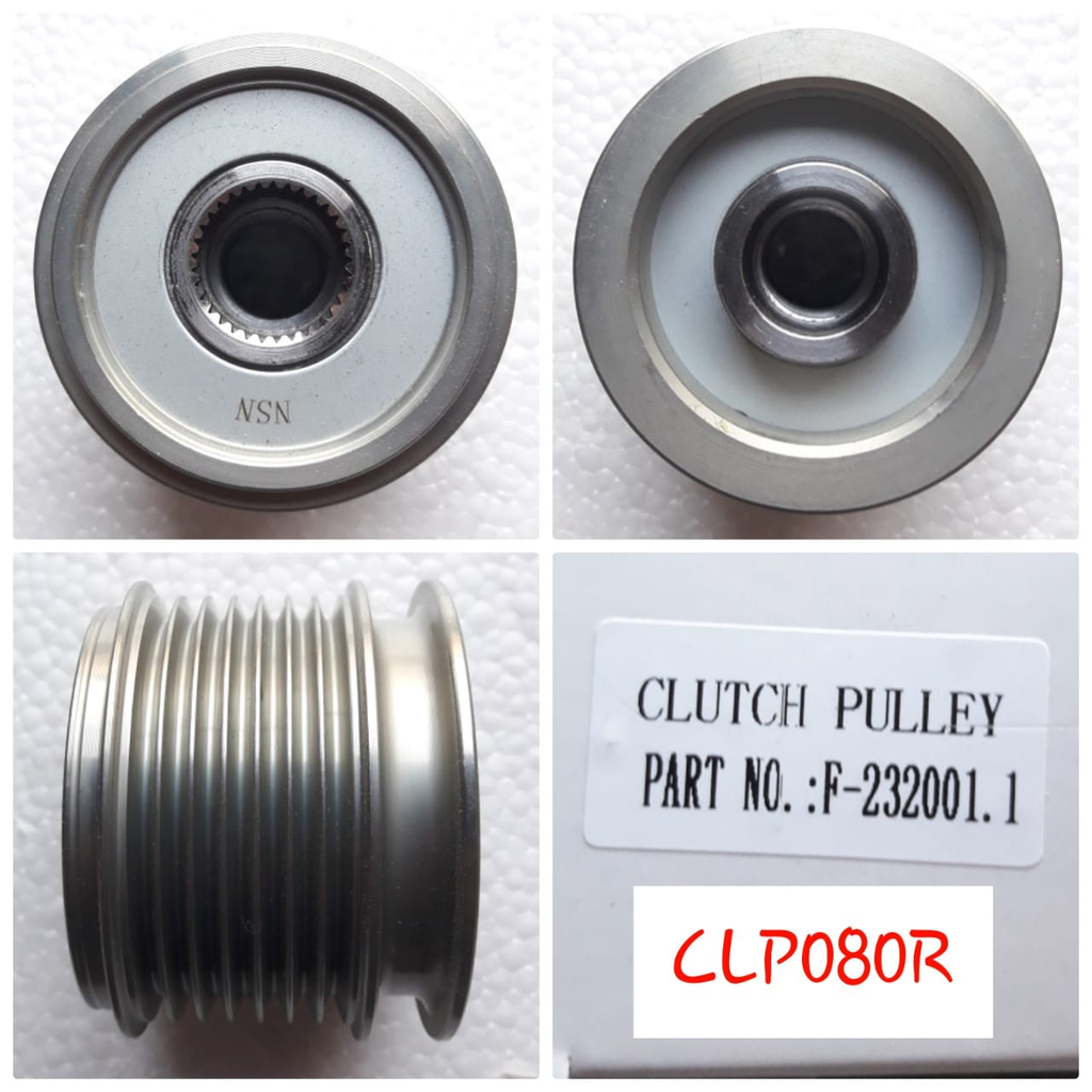 CLP080R-MCD/KOMP 7PK CLUTCH PULLEY