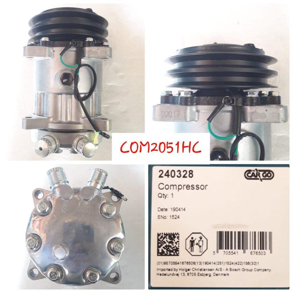 COM2051HC-SD7+709 24V 2V U/PIPE COMPRESSOR