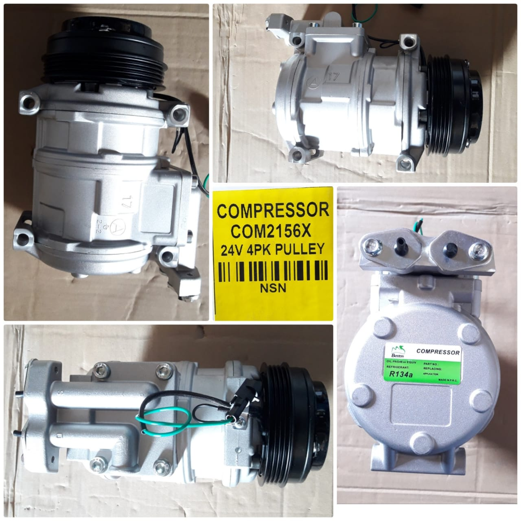 COM2156XB-IVECO 24V 4PK A/C COMPRESSOR
