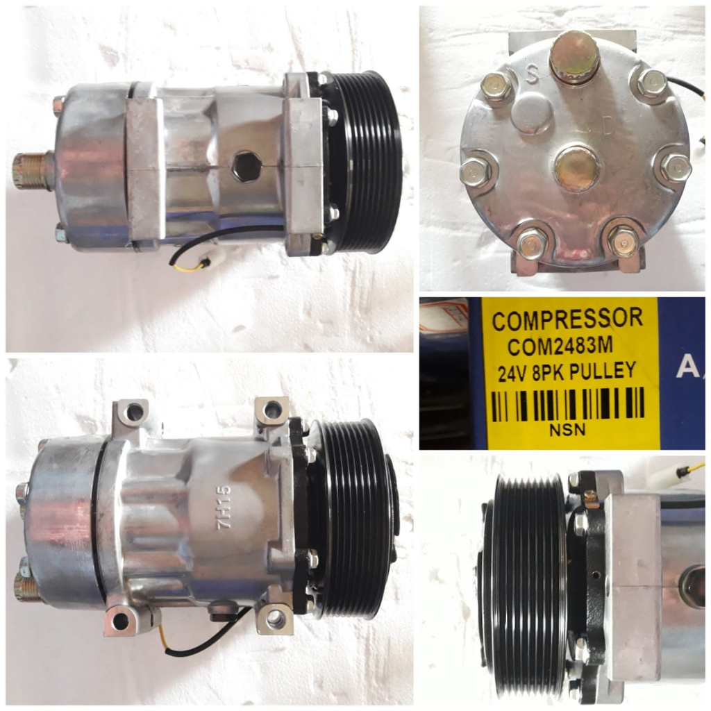 COM2483M- VLV SD78PK LONG+BACK M/PIPE COMPRESSOR