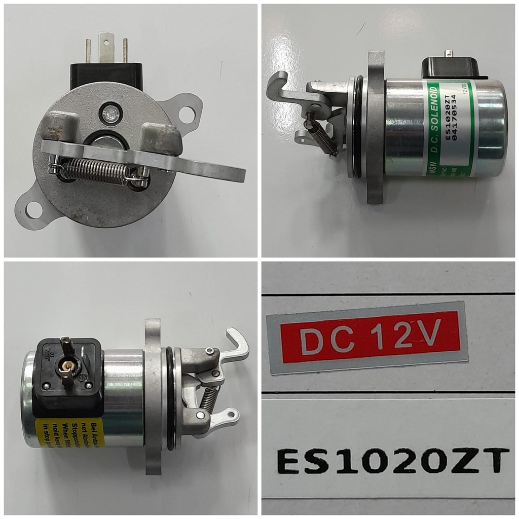 ES1020ZT- 12V SMALL GUN DEUTZ TYPE, N/M H.D LONG FULL FLAT,3PIN