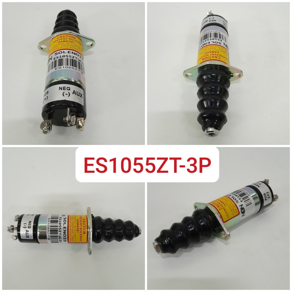 ES1055ZT-3P- 12V FRONT FITTING DIESEL STOPPER+3PIN