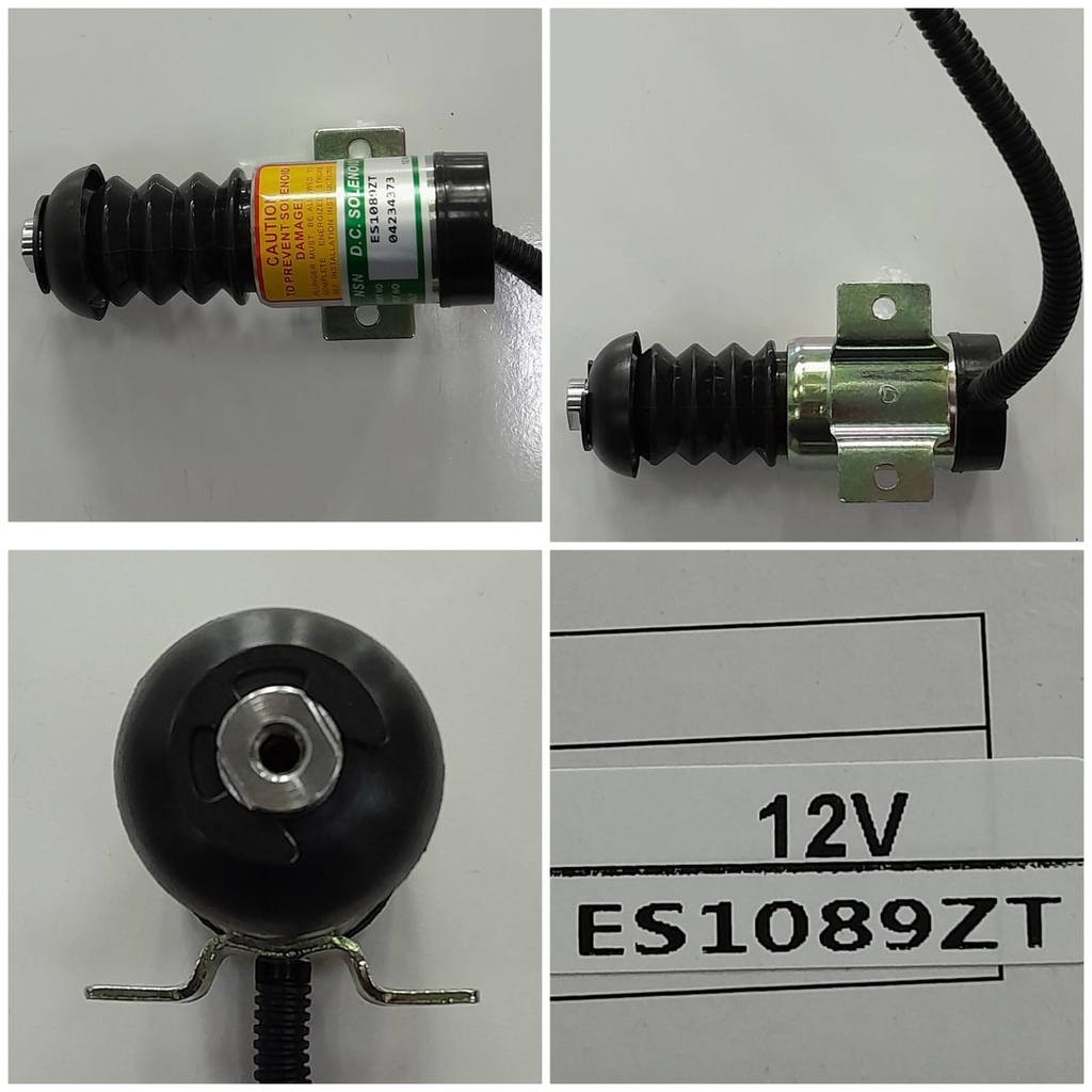 ES1089ZT-12V TYPE "A" DIESEL ENGINE STOPPER SOLENOID