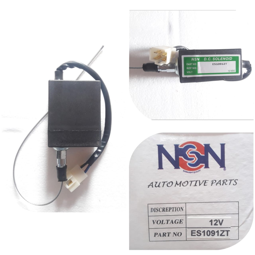 ES1091ZT- 12V SMALL BOX WITH WIRE TYP DIESEL STOPPER
