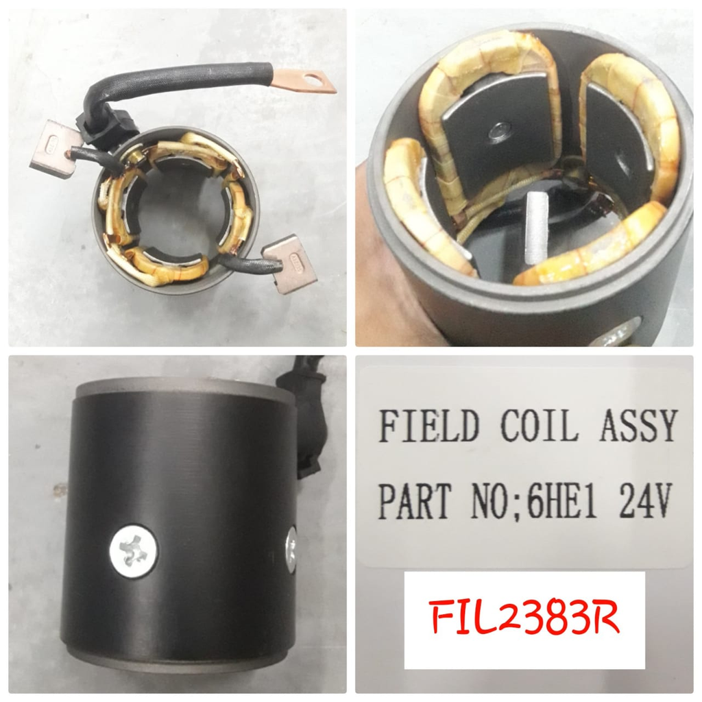 FIL2383R   - IZU 6HE1 ND OEM 24V FIELD COIL ASSEMBY