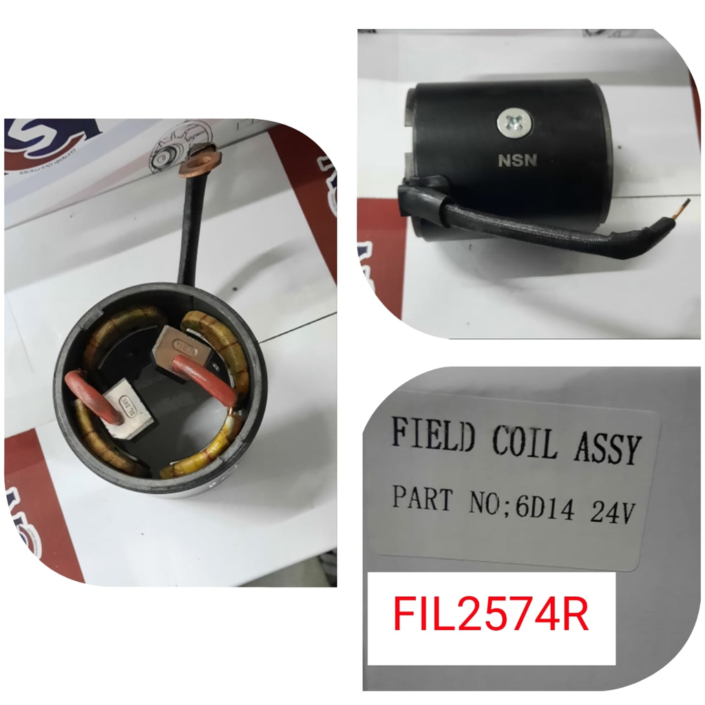 FIL2574R   - FSO 6D14 24V CW FIELD COIL