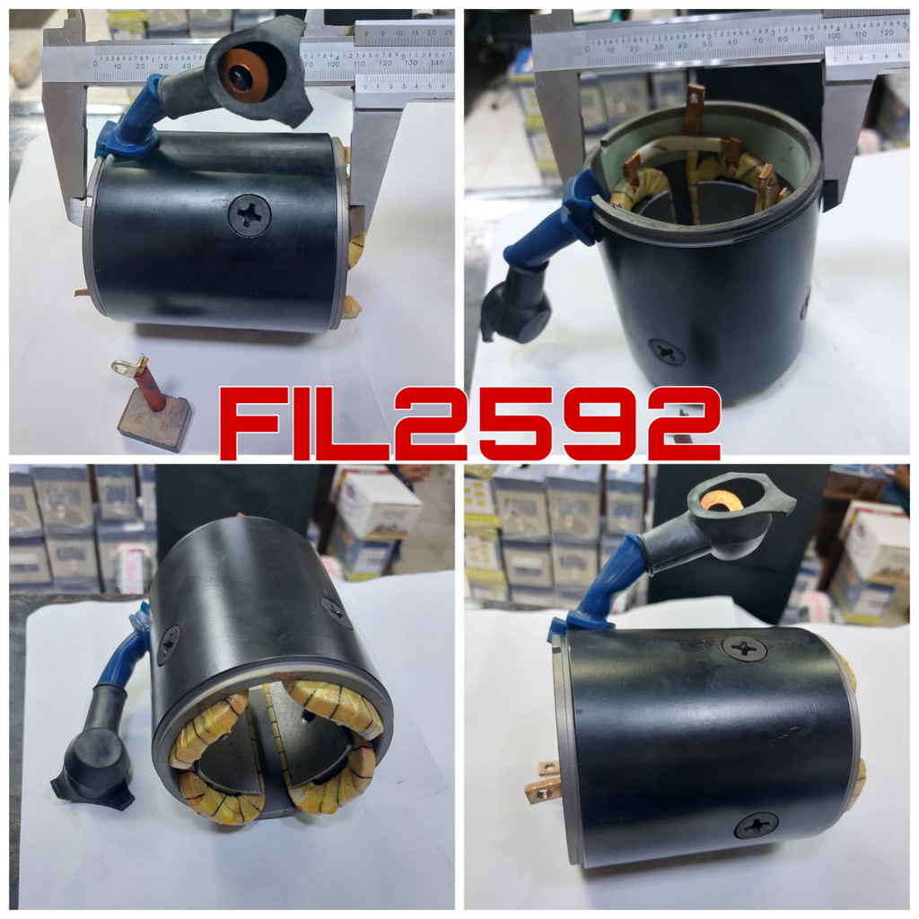 FIL2592R - MITS/KAWASAKI 8DC11 24V FIELD COIL ASSEMBLY