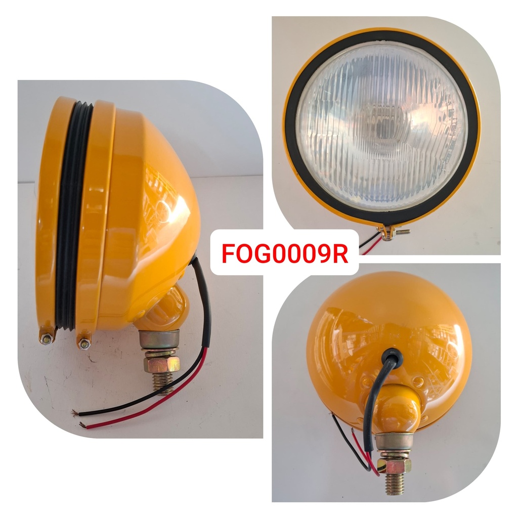 FOG0009R- CT/KSU 24V ROUND YELLOW FOG LIGHT