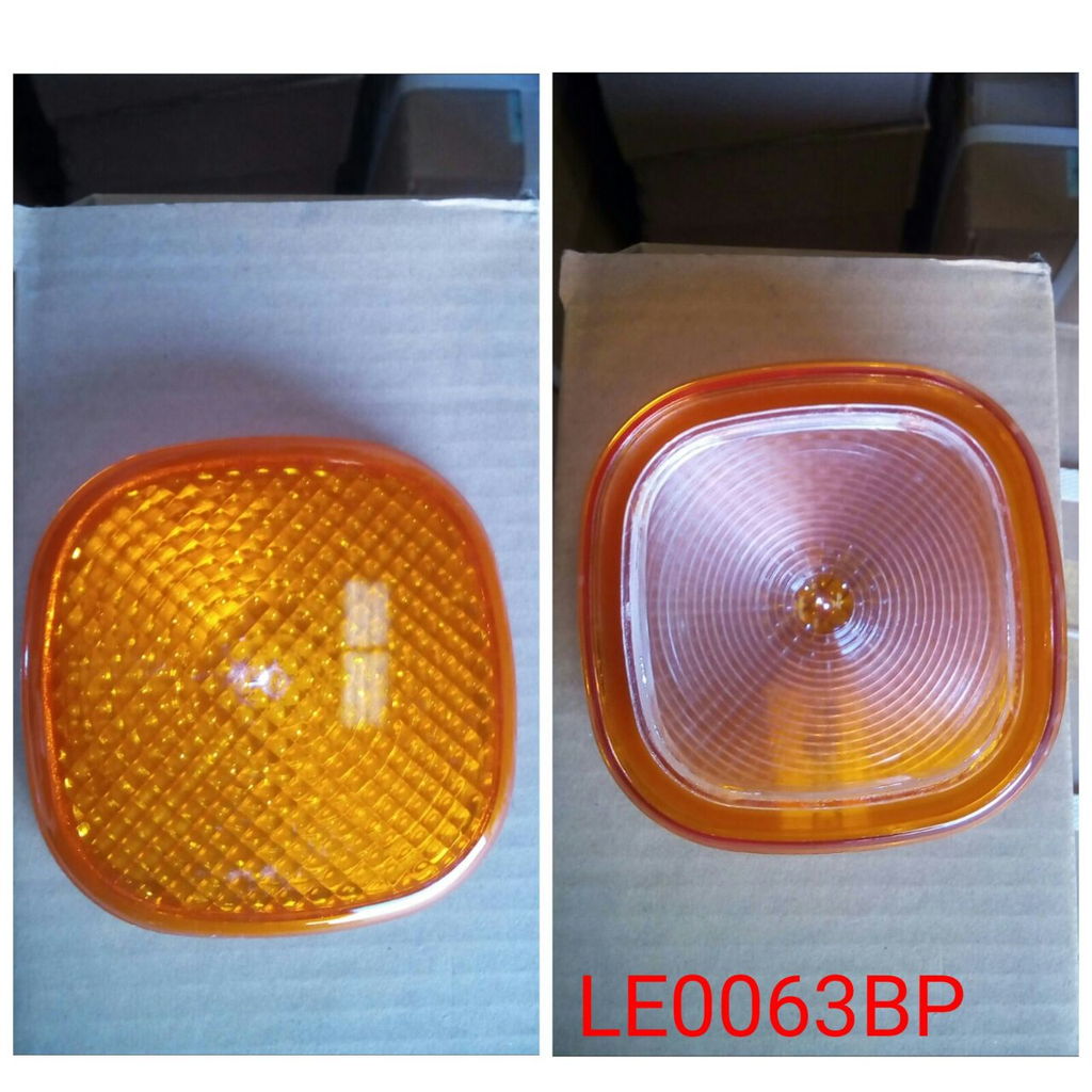 LE0062BP   - JCB N/M TAIL LAMP LENSE YELLOW ROUND