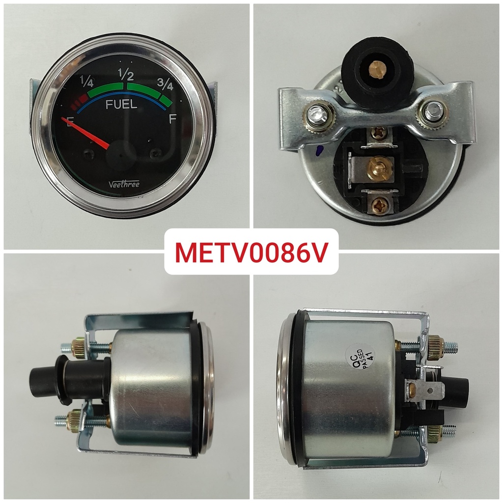 METV0086V- FUEL GAUGE 24V 52MM (10-180 OHMS), TYPE Y(SINGLE SOCKET)