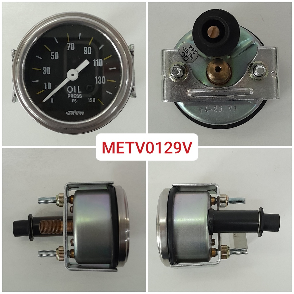 METV0129V- OIL PRESSURE(M) 52MM,0-150 PSI  /8"-27NPT GUAGE