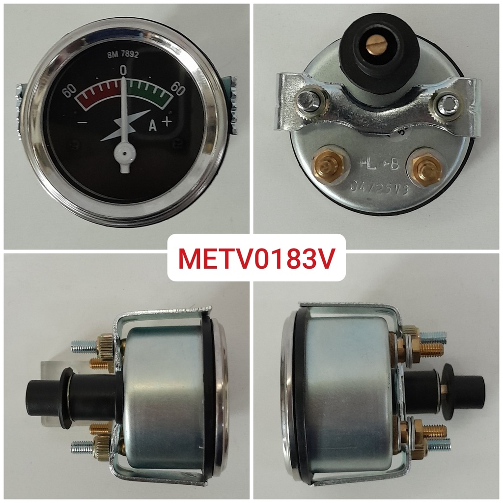 METV0183V   - 52MM 60-0-60A, M5 AMMETER