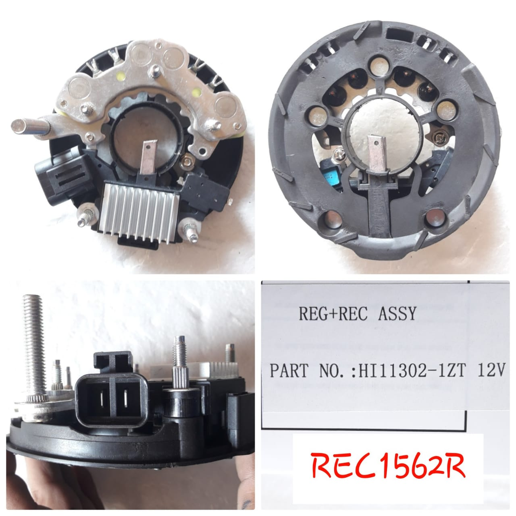 REC1562R-NSSN D-MAX 12V SMALL RECT+REG 2P FC-GR ASSY