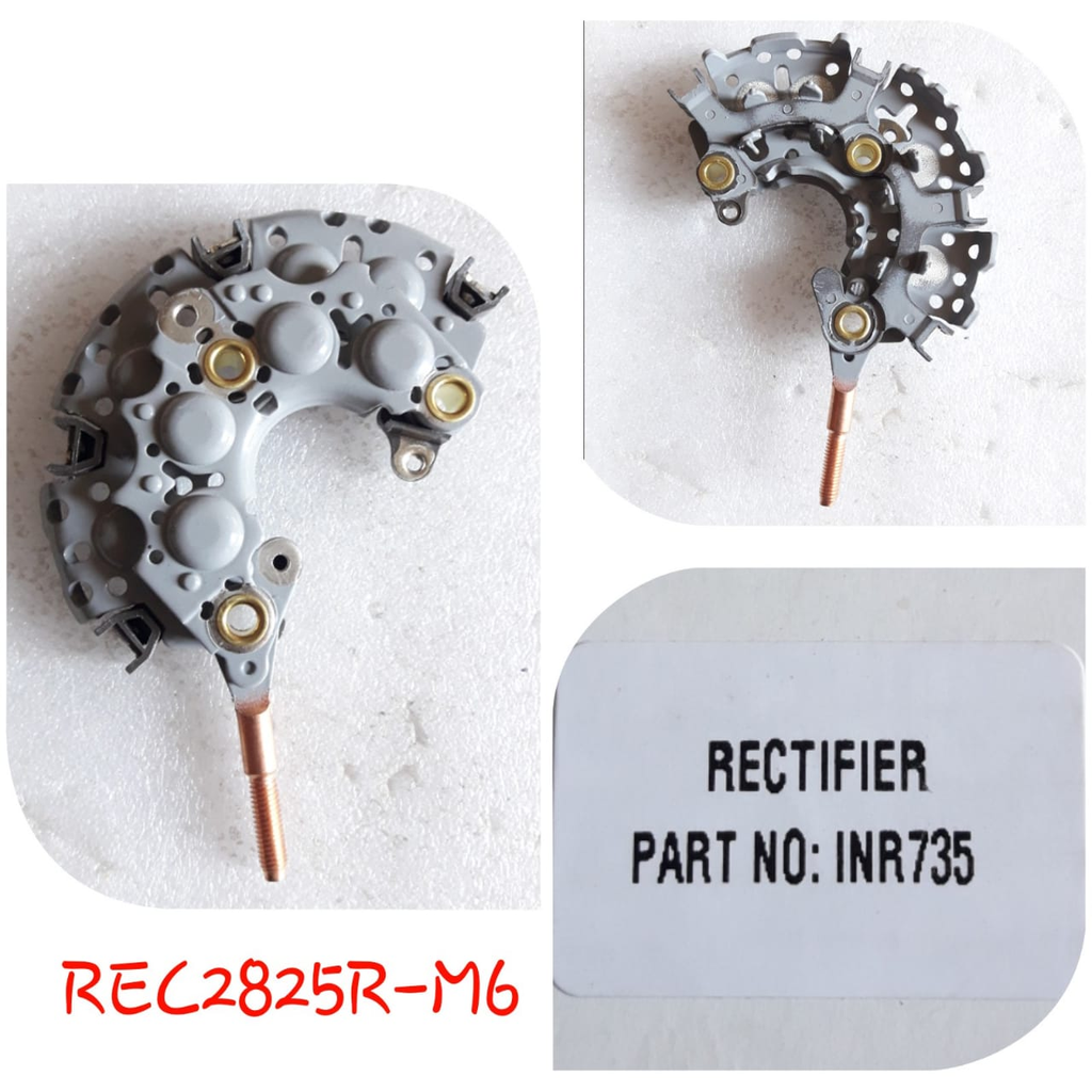 REC2825R-M6 -NIPPO 113MM COASTER SIDE M6 MAIN BOLT RECTIFIER PLATE
