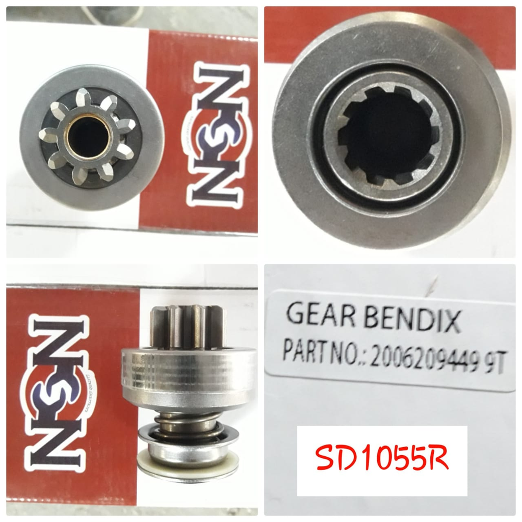 SD1055R-BSH 9T 305 GEAR BENDIX