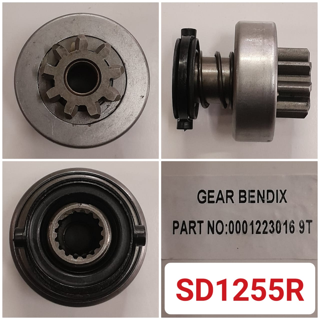 SD1255R   - DTZ N/M 9T 34MM 2 EAR STARTER GEAR BENDIX