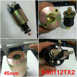 SS0112TX2   - HINO 24V 2 BOLT SOLENOID SWITCH
